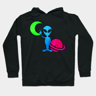 Alien in Space Hoodie